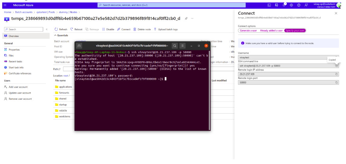 SSH Connection SSH Connection